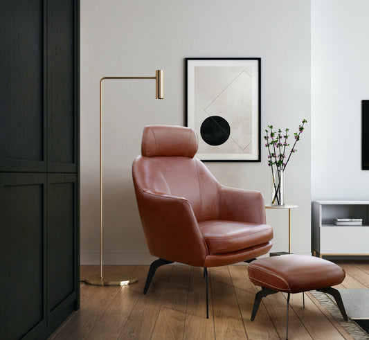 Model 99960CHC Full Leather Accent Chair Limited Toronto stock