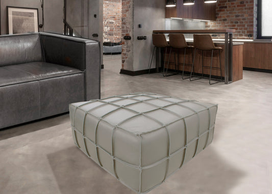 Model 99963LGY-4 Full Leather Ottoman Limited Toronto stock