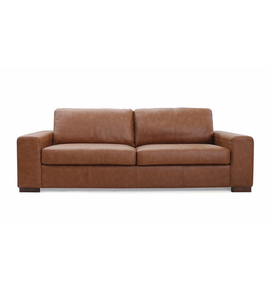 Model 99985BRW-3 Leather Sofa only one Toronto stock