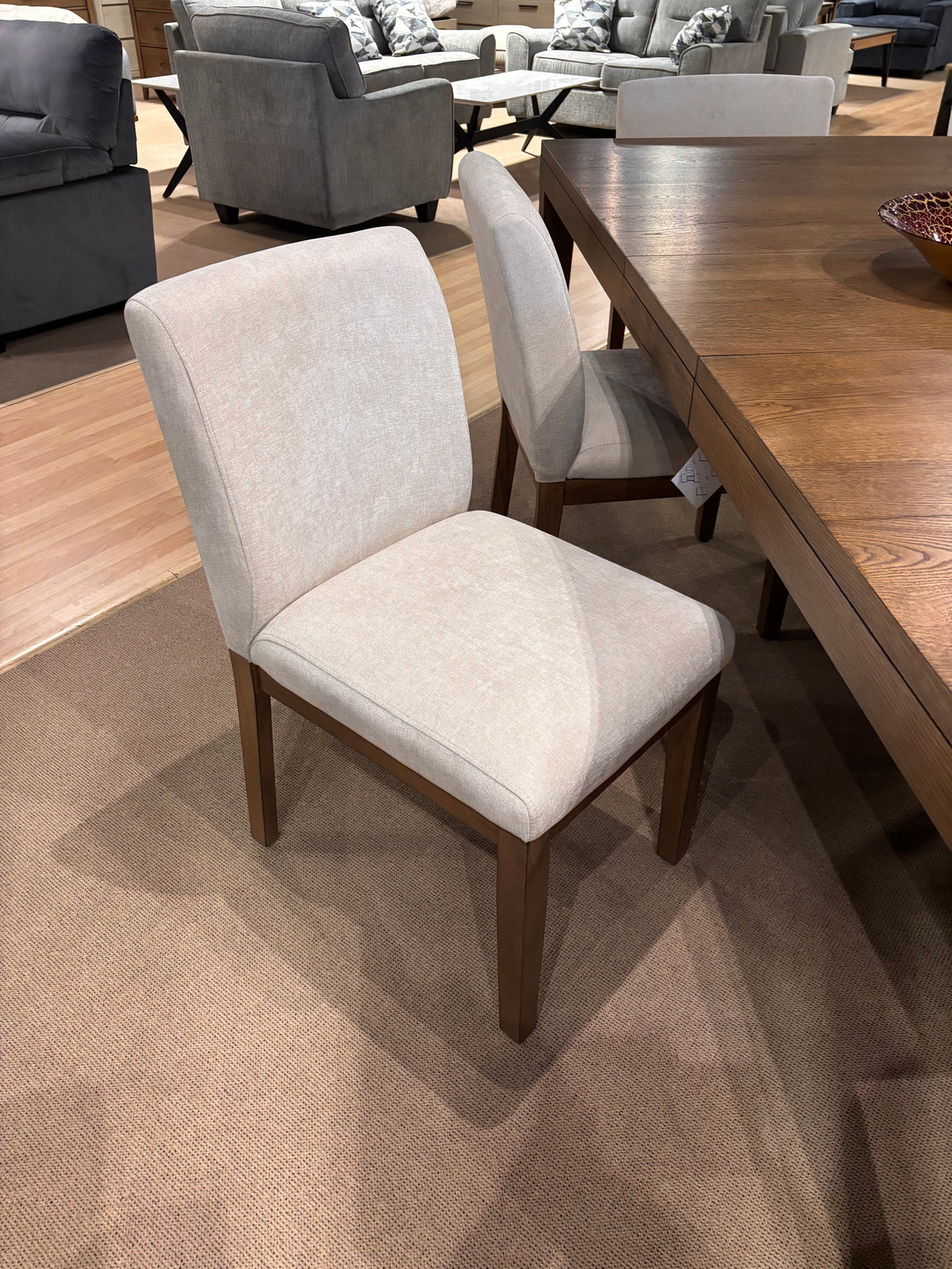 Model 2447 upholstered dining side chair