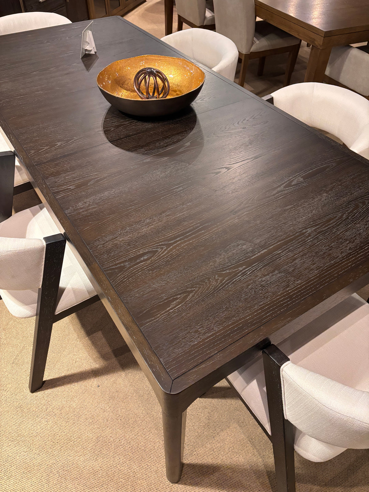 Model 5999 dark wood dining server