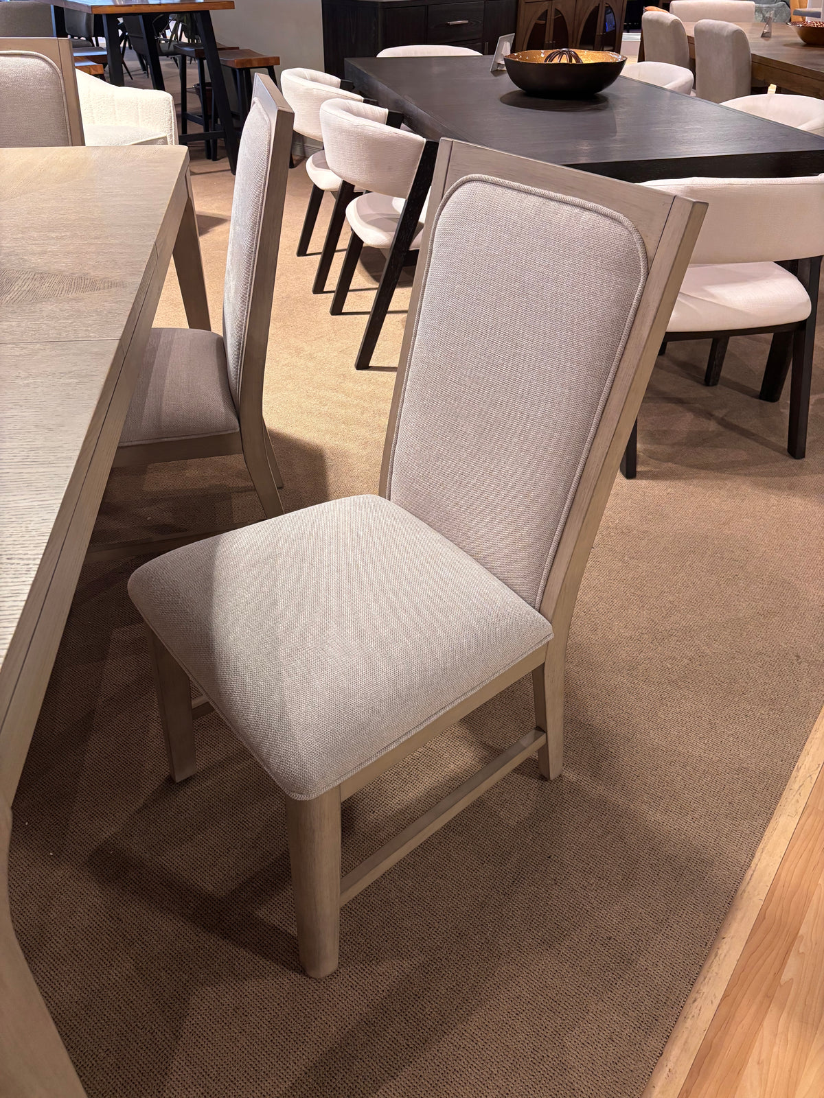 Model 2477 upholstered dining chair