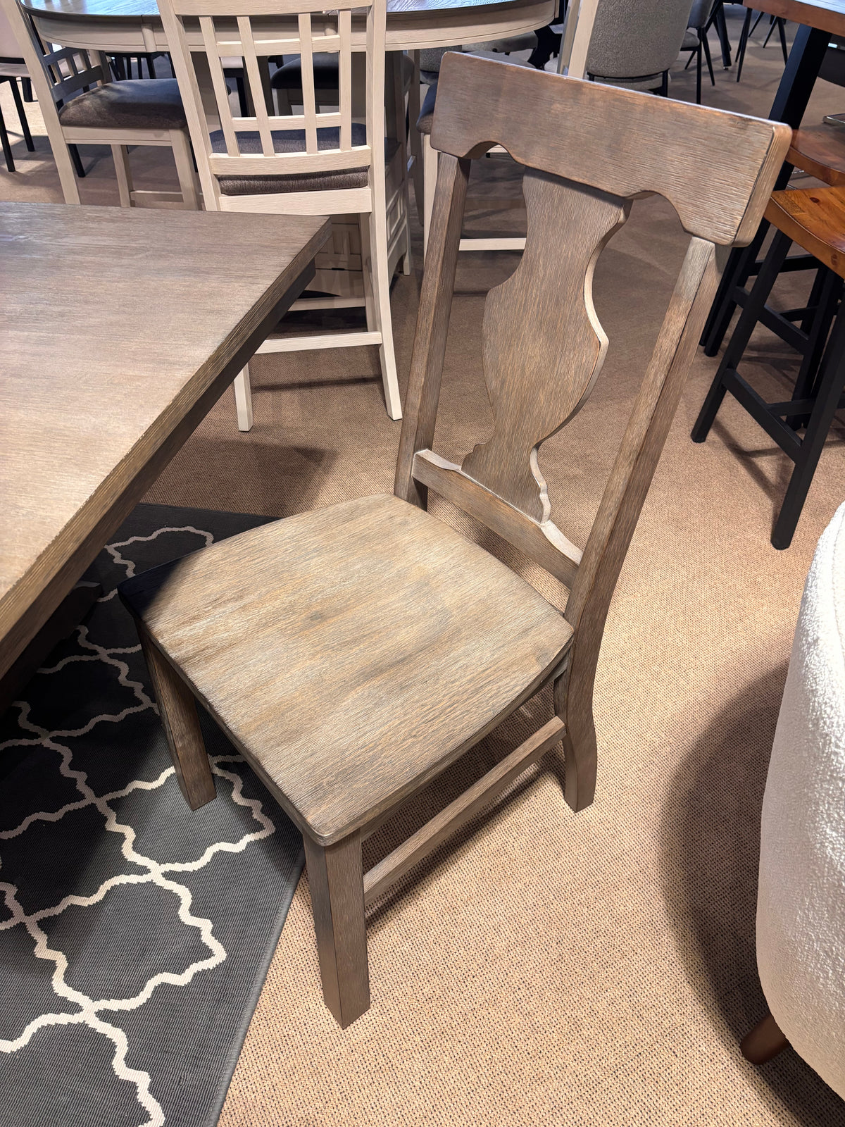 Model 5438 wood-grain dining tabletop