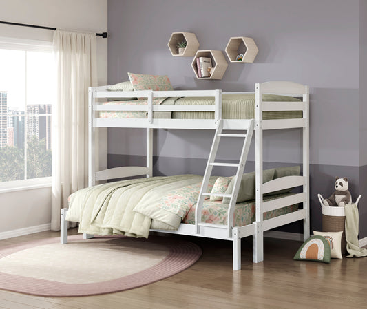 Model B2022WHTF Twin/Full Bunk Bed . Toronto stock