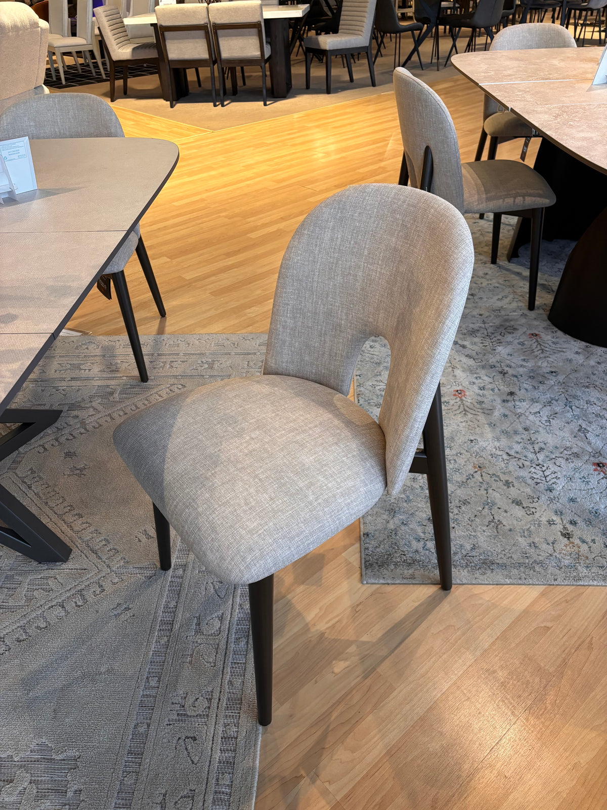 Neka Italian upholstered dining chair