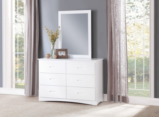 Model B2053w  White Night Table,Chest,Dresser,Mirror .Limited Toronto Stocks
