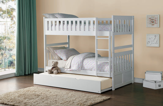 Model B2053FFW Full/Full Bunk Bed with Drawers/Trundle options . Toronto stock