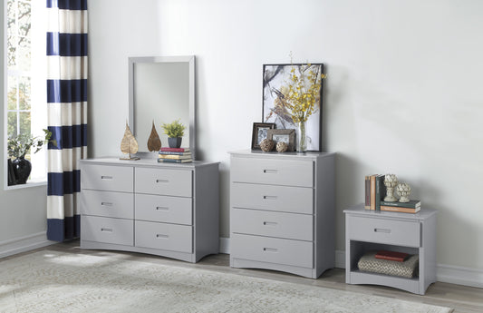 Model B2063 Grey Night Table,Chest,Dresser,Mirror .Limited Toronto Stocks