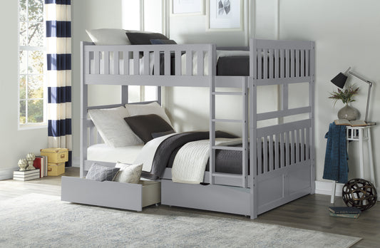 Model B2063FF Full/Full Bunk Bed with Drawers/Trundle options . Toronto stock