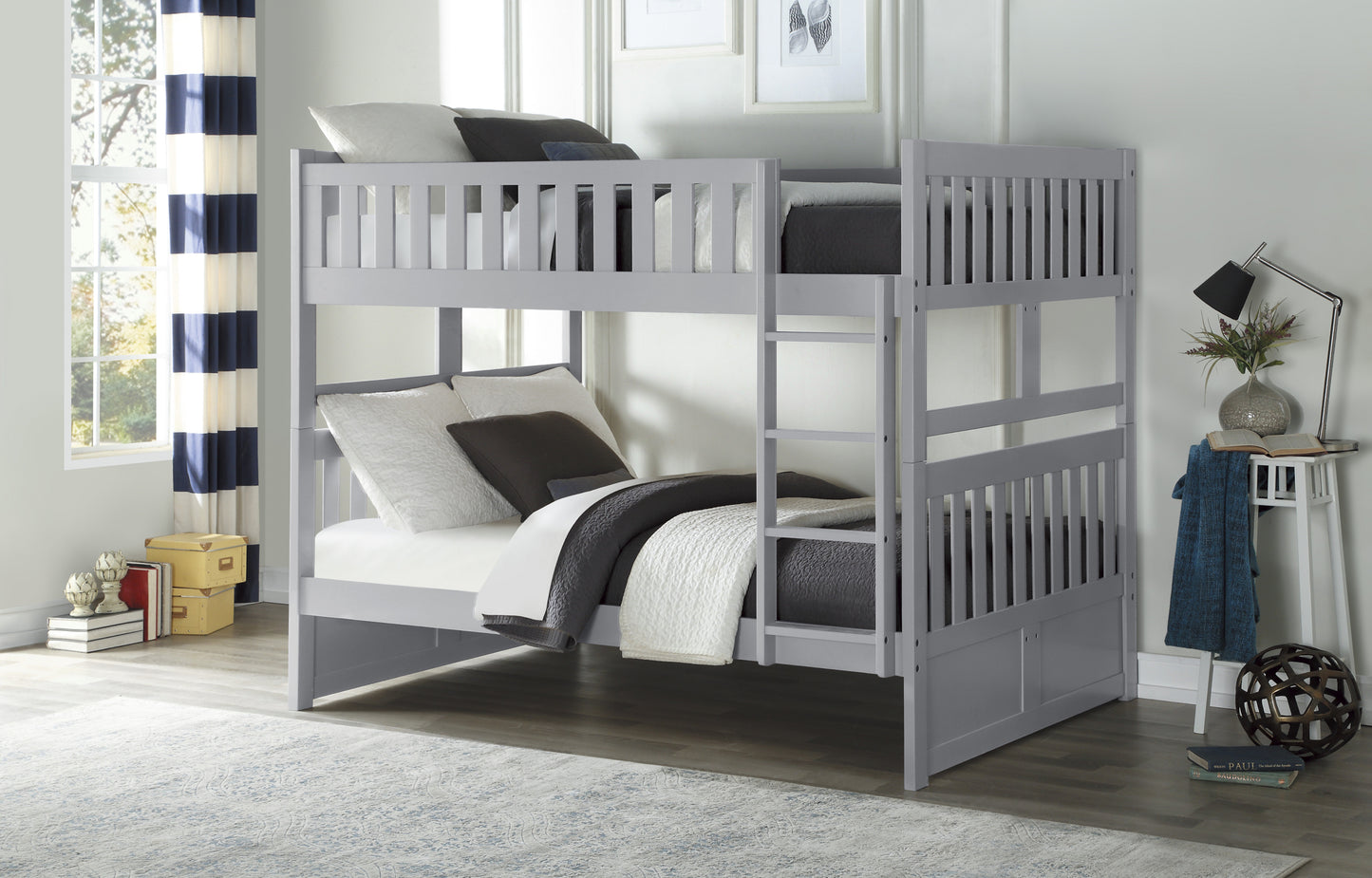 Model B2063FF Full/Full Bunk Bed with Drawers/Trundle options . Toronto stock