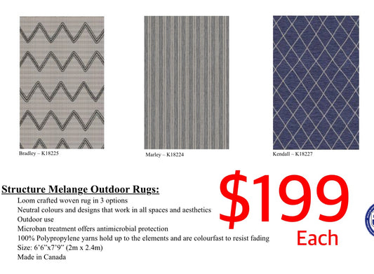 Outdoor Rugs. Limited Toronto Stocks