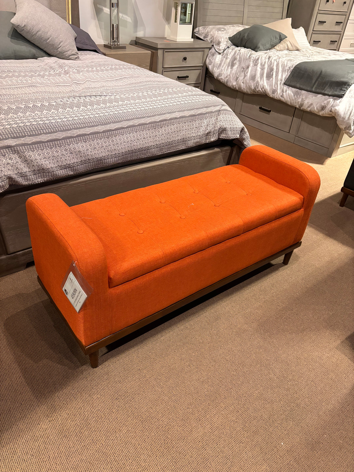 Model 4590 lift top storage bench in the third color