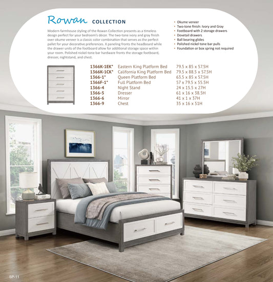 Model 1366 California Stocks Bedroom Set