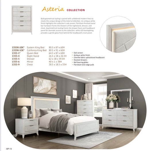 Model 1355 California Stocks Bedroom Set