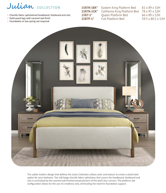 Model 1587 Queen/King/Full Size Bed California/Toronto  Stocks
