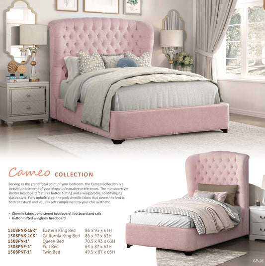 Model 1308PN  Queen/King/Full/Twin Size Bed California  Stocks
