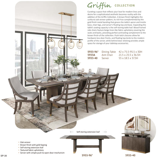 Model 5933 Dining Set  California  Stocks