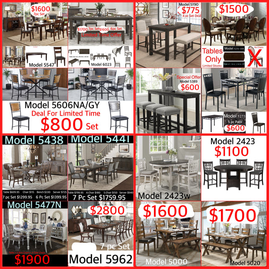 Dining Sets Promo Deals
