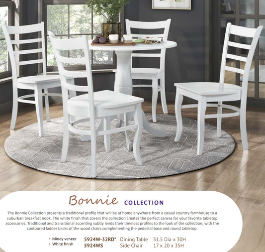 Model 5924W  Dining Set  California Stocks