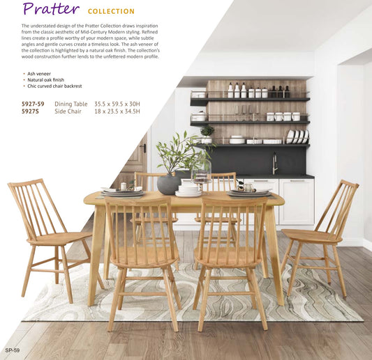 Model 5927 Dining Set  Toronto/California Stocks