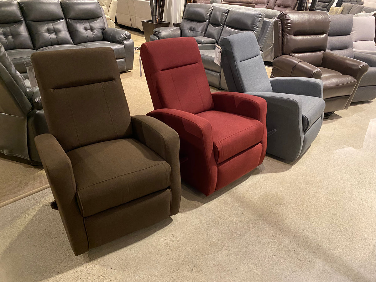 Model 9807N recliner chairs in multiple colors