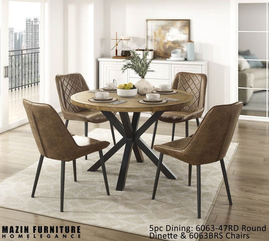 NEW arrival Dining Set Model 6063-47RD