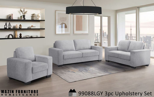 NEW arrival Fabric Sofa/Love Seat/ Chair Model 99088LGY