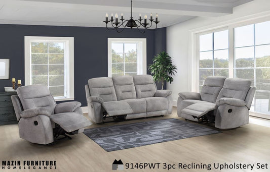 NEW arrival Manual Fabric Recliner Model 9146PWT