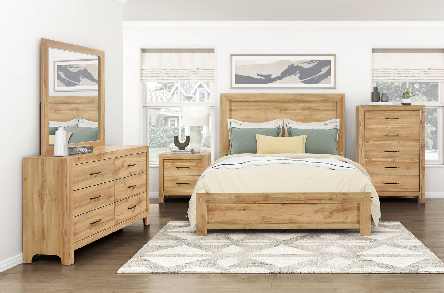 Model 1534NA Bedroom Set  California Stocks