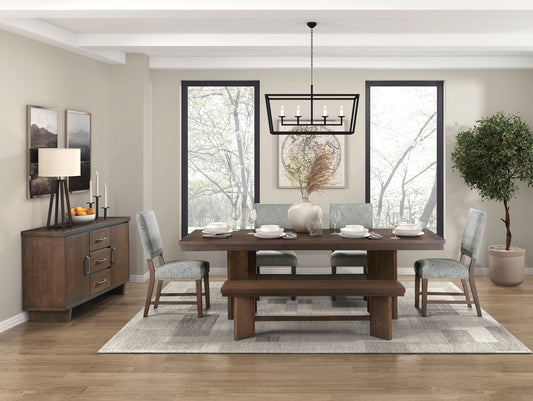 Model 5414 with Bench Dining Set California Stocks