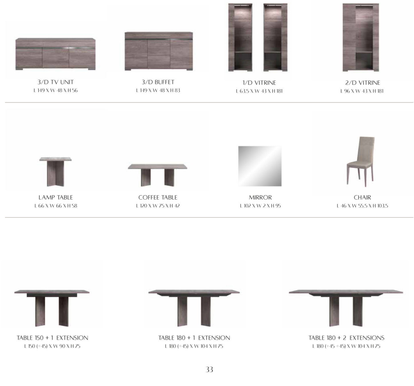 Model Viola  Italian Dining Set SPECIAL ORDERS ONLY