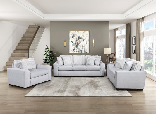 Model 9720GRY Fabric Sofa Set California Stocks