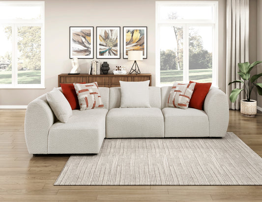 Model 9669CN 2 CR+2 AC  Fabric Modular Sectional Sofa  California Stocks