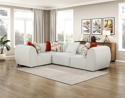Model 9669CN 3CR+1 AC  Fabric Modular Sectional Sofa  California Stocks