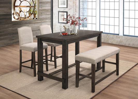 Show Deal  CLR Counter  Dining Set Model  5190 4Pc Deal