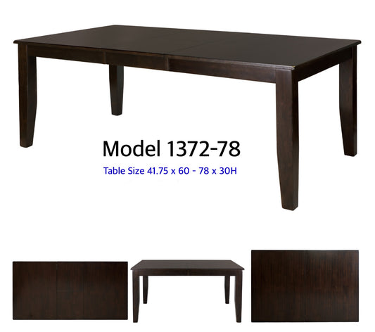 Wooden Dining Table Model 1372-78 Limited Toronto Stocks
