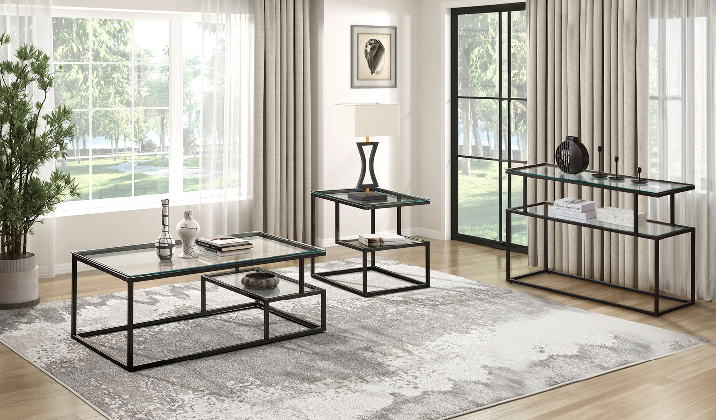 Glass top Coffee Table 3695-30 Toronto Stock