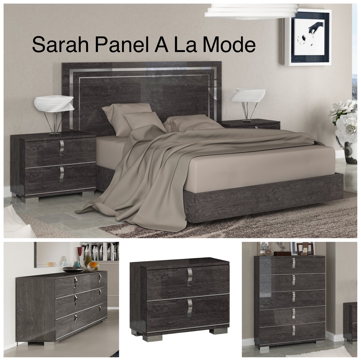 Model SARAH PANEL MODERN/ALA MODE Exclusive Made in Italy Brand STATUS ITALY  LIMITED STOCKS TORONTO