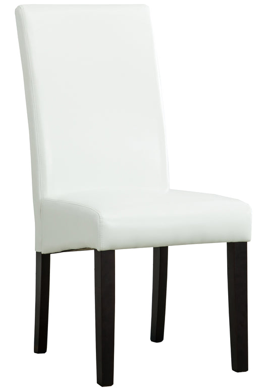 Parson PU Dining Chair White 4178S-WT