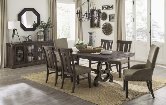 Large Contemporary Dining Set 6/7 Pc 5799
