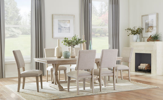 Contemporary Dining Set 6 Pc 5814