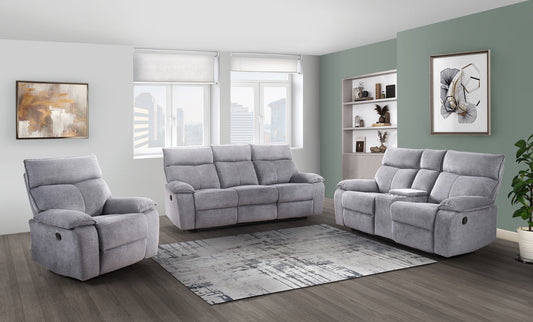 Manual Recliner Sofa Set 99077