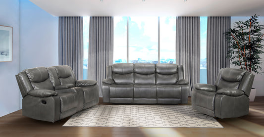 Manual Recliner Sofa Set 99922GRY