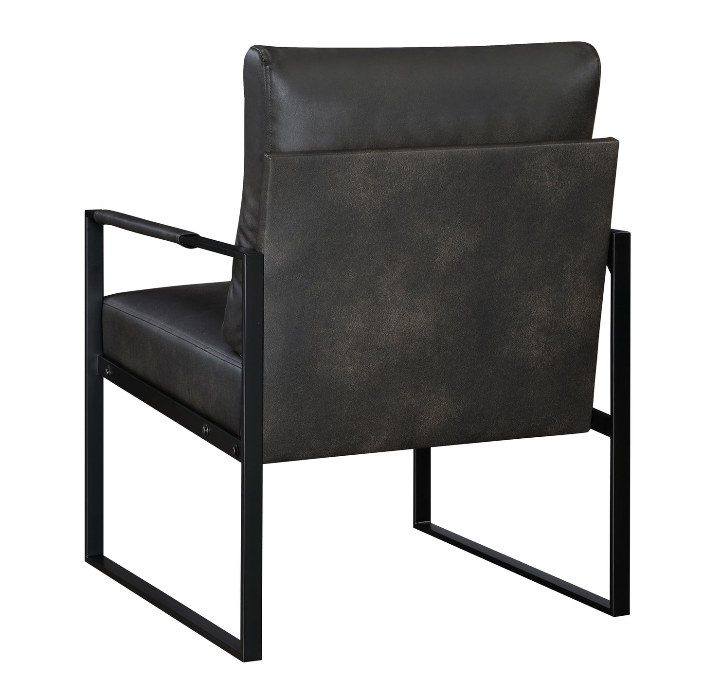 Contemporary Faux Leather Accent Chair 1011DGY-1  Toronto Stock Item