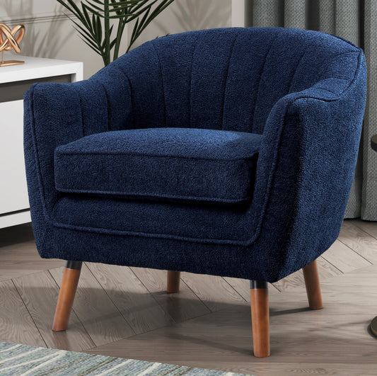 Fabric Accent Chair 1081BU-1  Toronto Stock Item