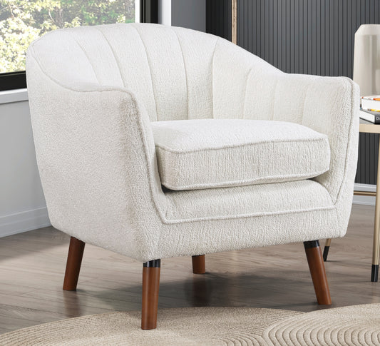 Fabric Accent Chair 1081WH-1  Toronto Stock Item