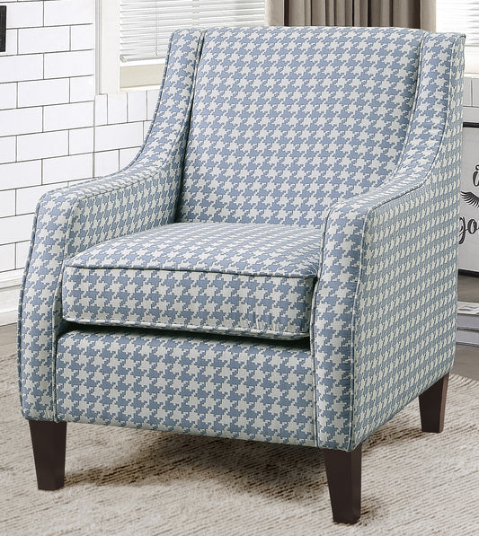 Fabric Arm Accent Chair 1110BU-1  Toronto Limited Stock Item