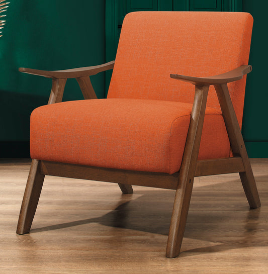Fabric Wooden Contemporary Accent Chair 1138RN  Toronto Stock
