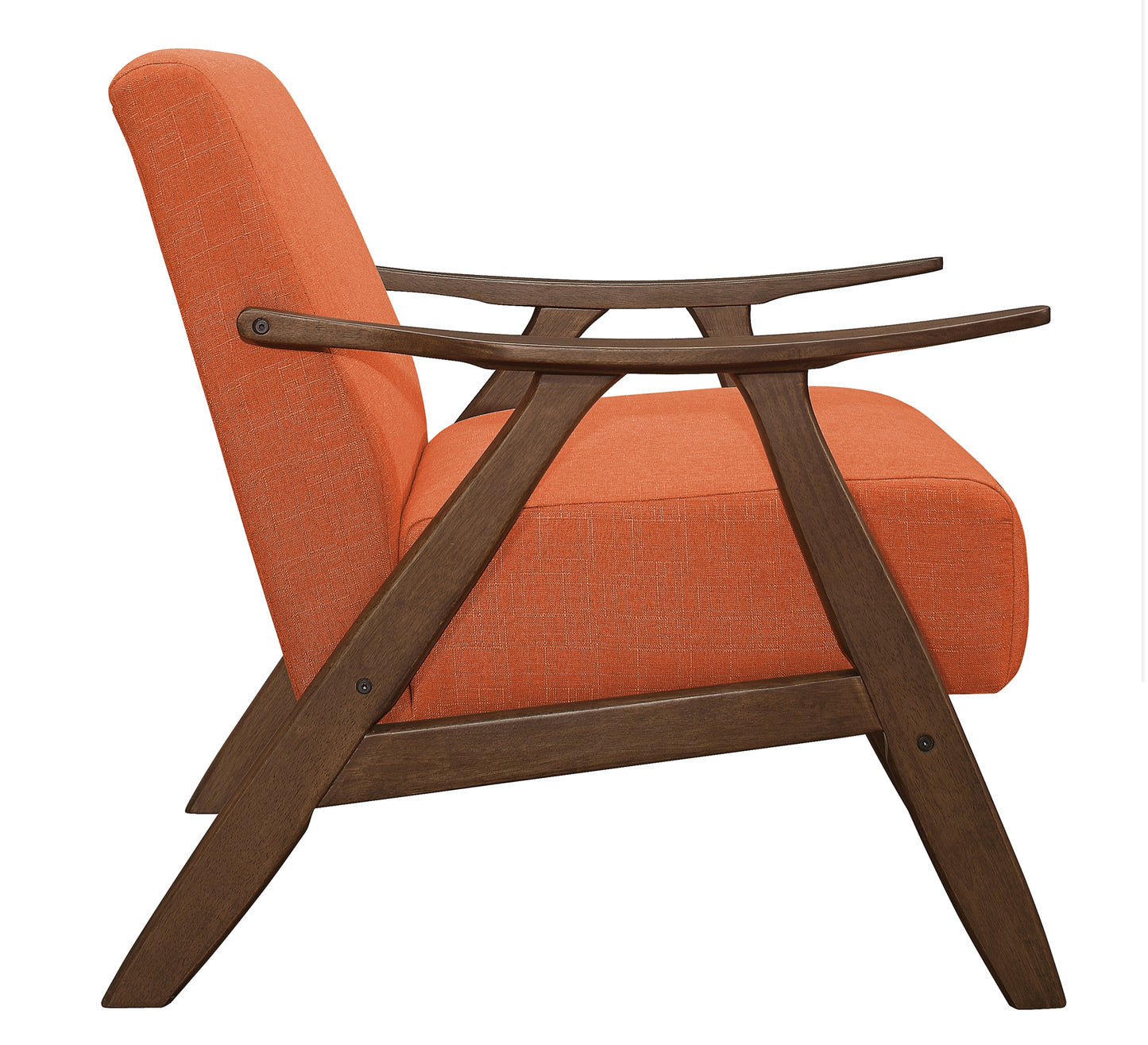 Fabric Wooden Contemporary Accent Chair 1138RN  Toronto Stock