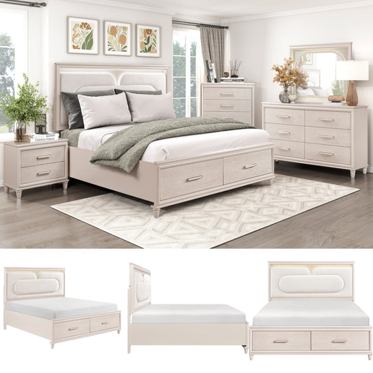 Ensemble de chambre à coucher modèle 1312 - Stocks Californie